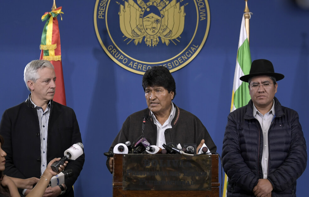 Evo Morales convoca a elecciones tras recomendación de la OEA