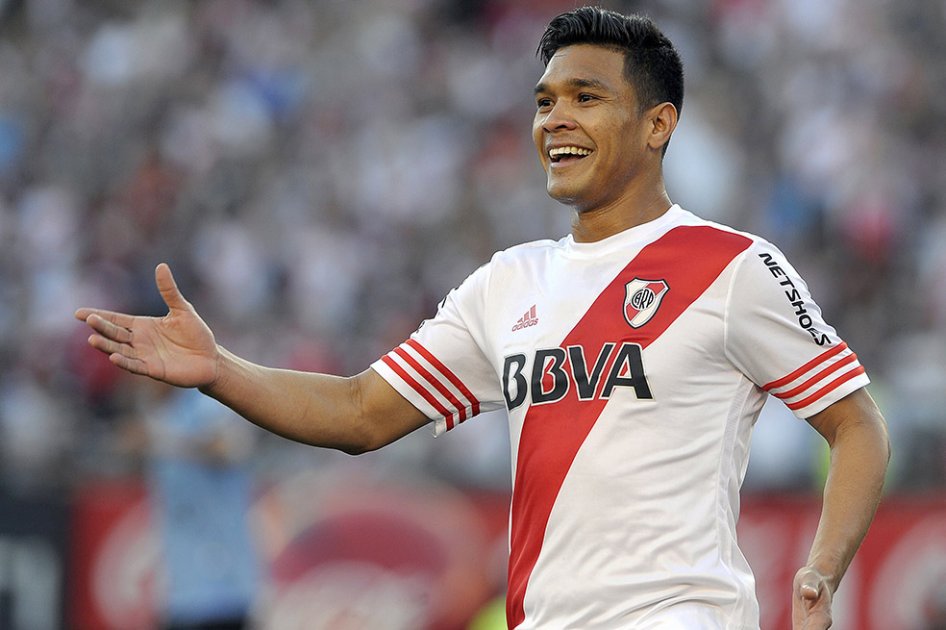 Teófilo Gutiérrez anotó en el empate de River Plate contra Peñarol