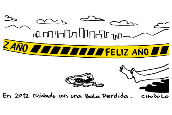 En 2012 cuidado con una bala perdida