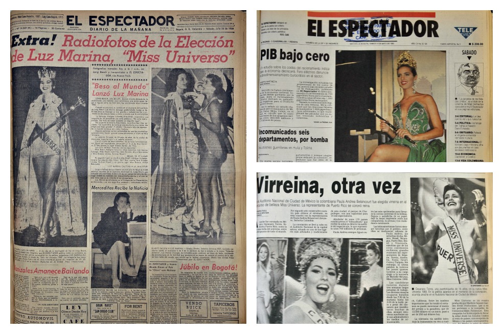 Portadas y páginas dedicadas a nuestras reinas