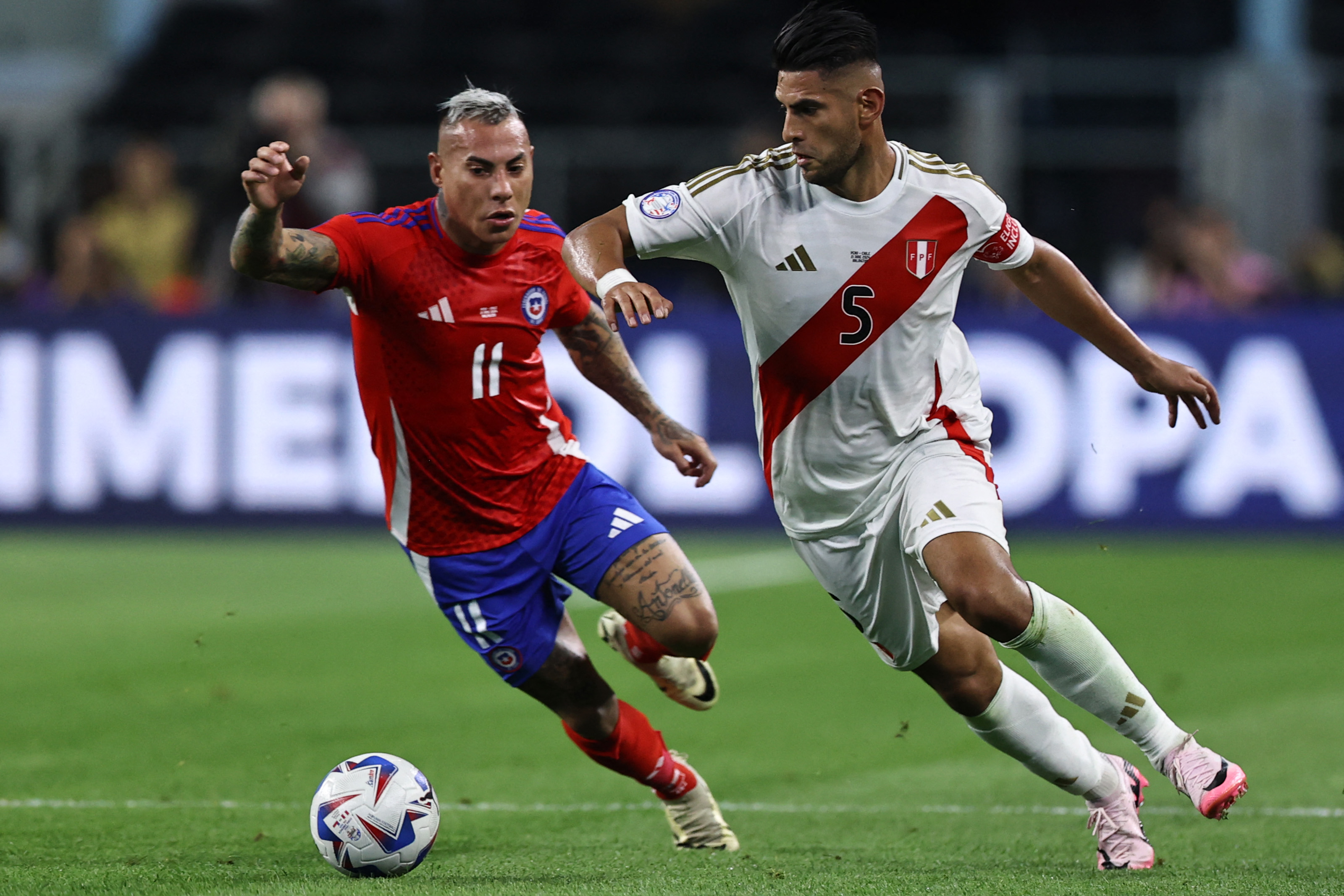 Perú y Chile se estrenan con empate 0-0 en la Copa América 2024