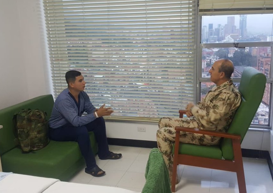 Hospital Militar dice que soldado liberado por el ELN se encuentra en buen estado de salud