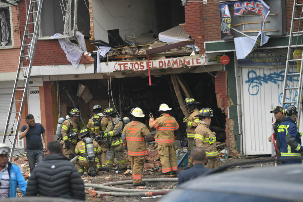 Cuatro muertos y 30 heridos por explosión en Engativá, occidente de Bogotá
