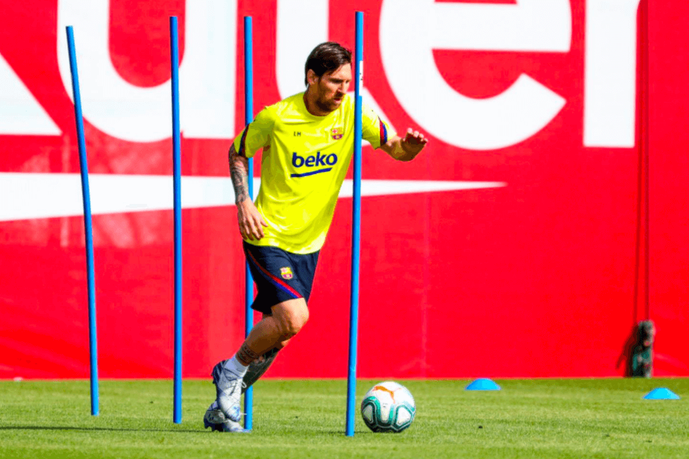 Lionel Messi y Barcelona regresaron a prácticas