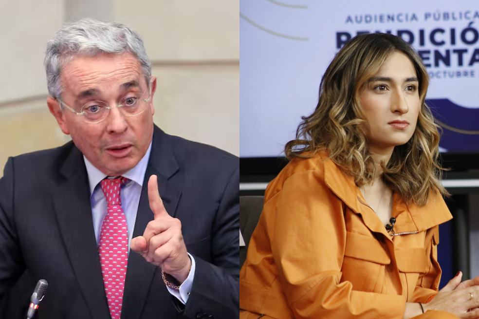 El expresidente Álvaro Uribe y la canciller entrante, Laura Sarabia, dialogaron sobre la crisis.