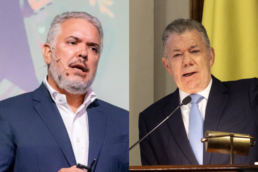 “Ahora viene como redentor de la paz cuando dejó un reguero de intenciones”: Duque a Santos