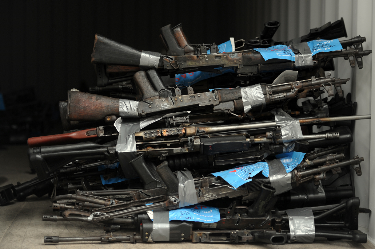 ONU entregó al Gobierno 69.034 kilogramos de armas destruidas de las Farc