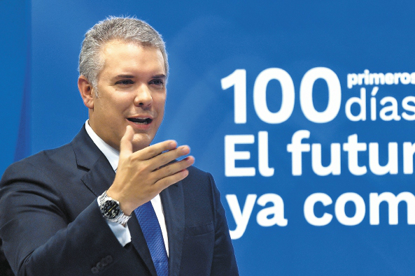 El presidente Iván Duque entregó el pasado sábado un balance sobre los primeros 100 días de su Gobierno. / SIG