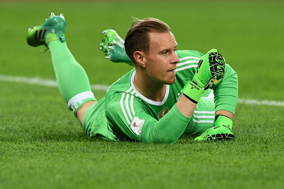 Barcelona felicita al alemán Ter Stegen con la bandera de Bélgica