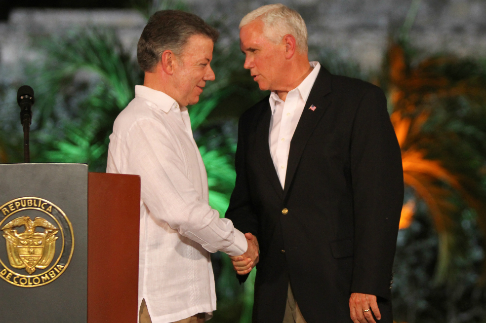 «Esto tiene que terminar pronto»: Pence exige a Colombia atajar aumento en cultivos ilícitos