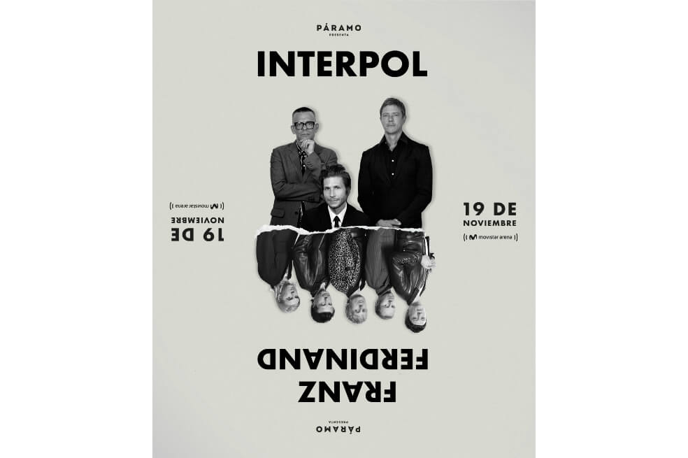 Interpol y Franz Ferdinand se presentarán en el Movistar Arena de Bogotá