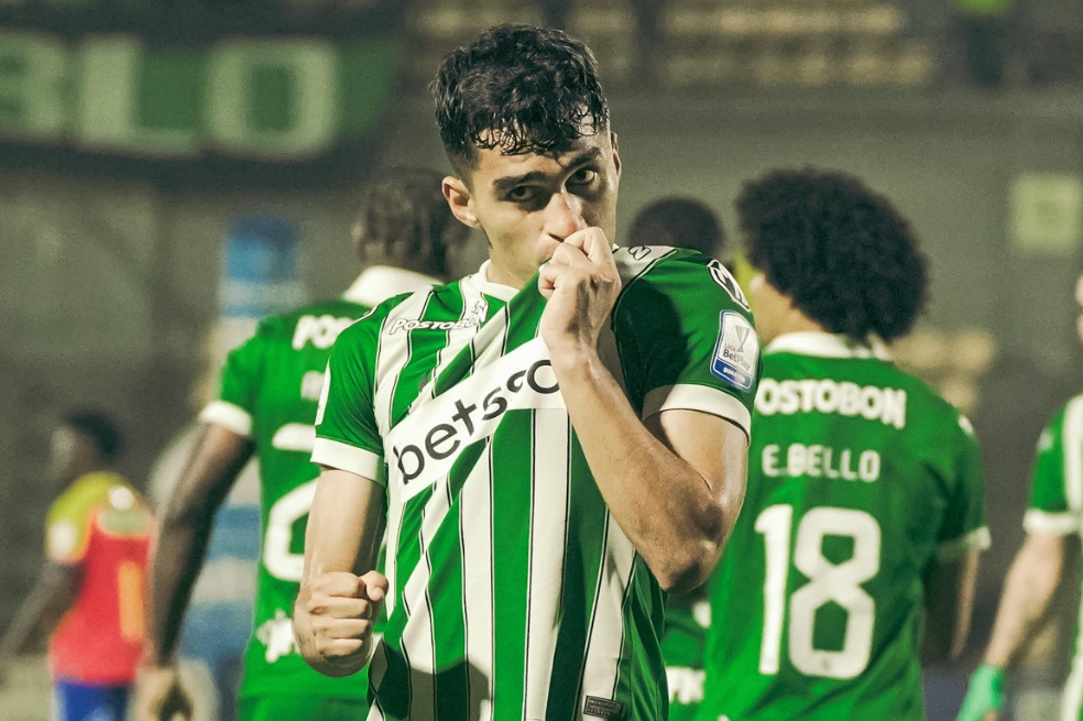 Nacional golpeó en Pasto y se afianzó como líder de la Liga BetPlay