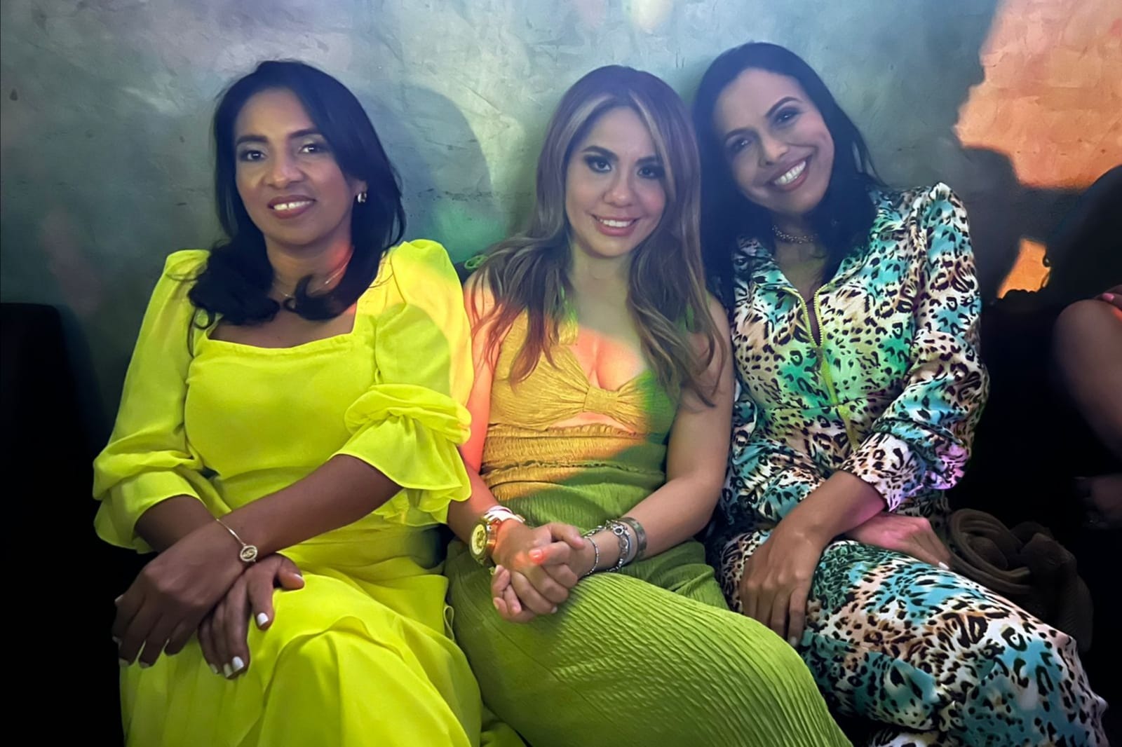 Marena Rocío, Kelly Elvira Díaz y Rosa Elvira Díaz.