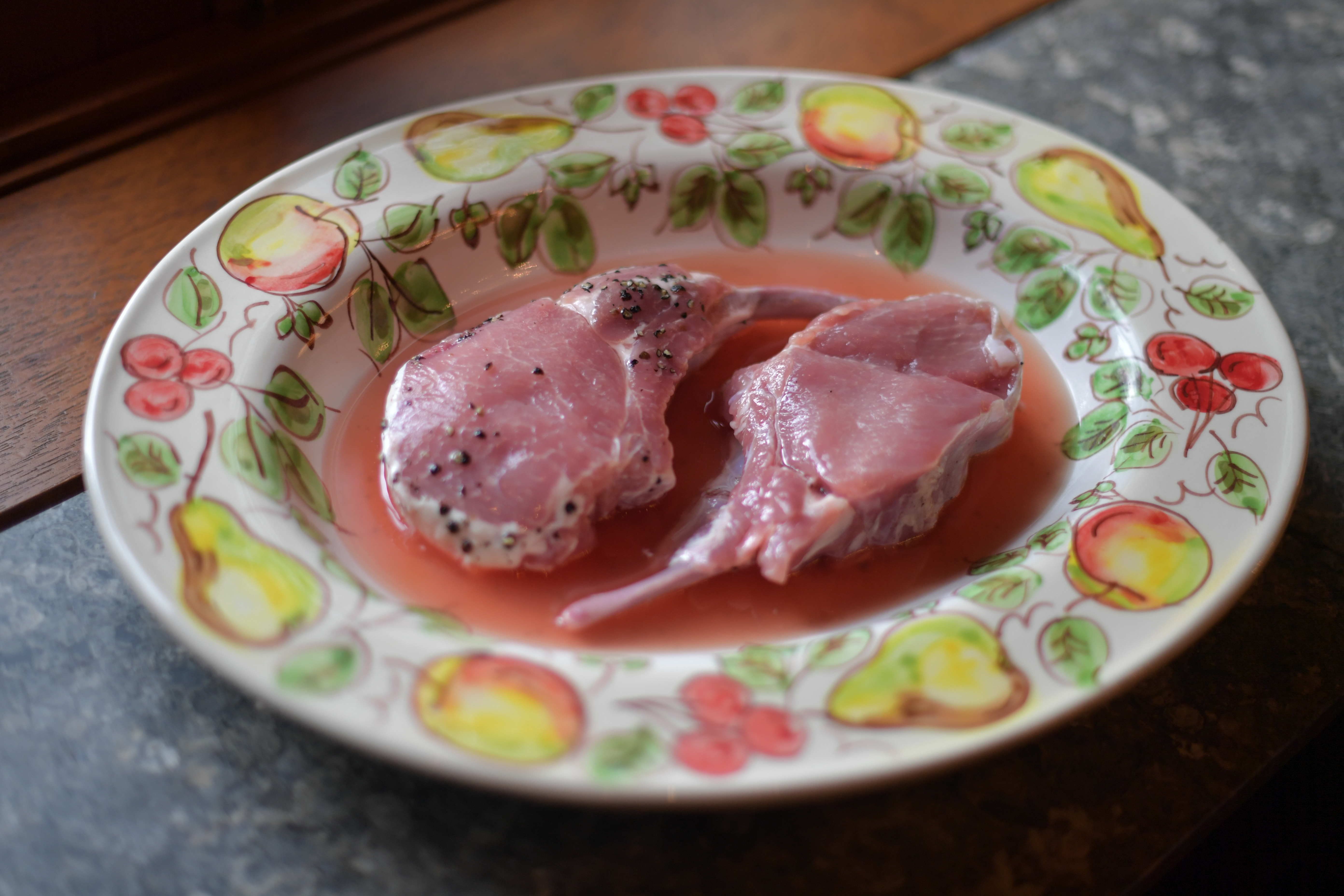 Chuleta de cerdo en salmuera