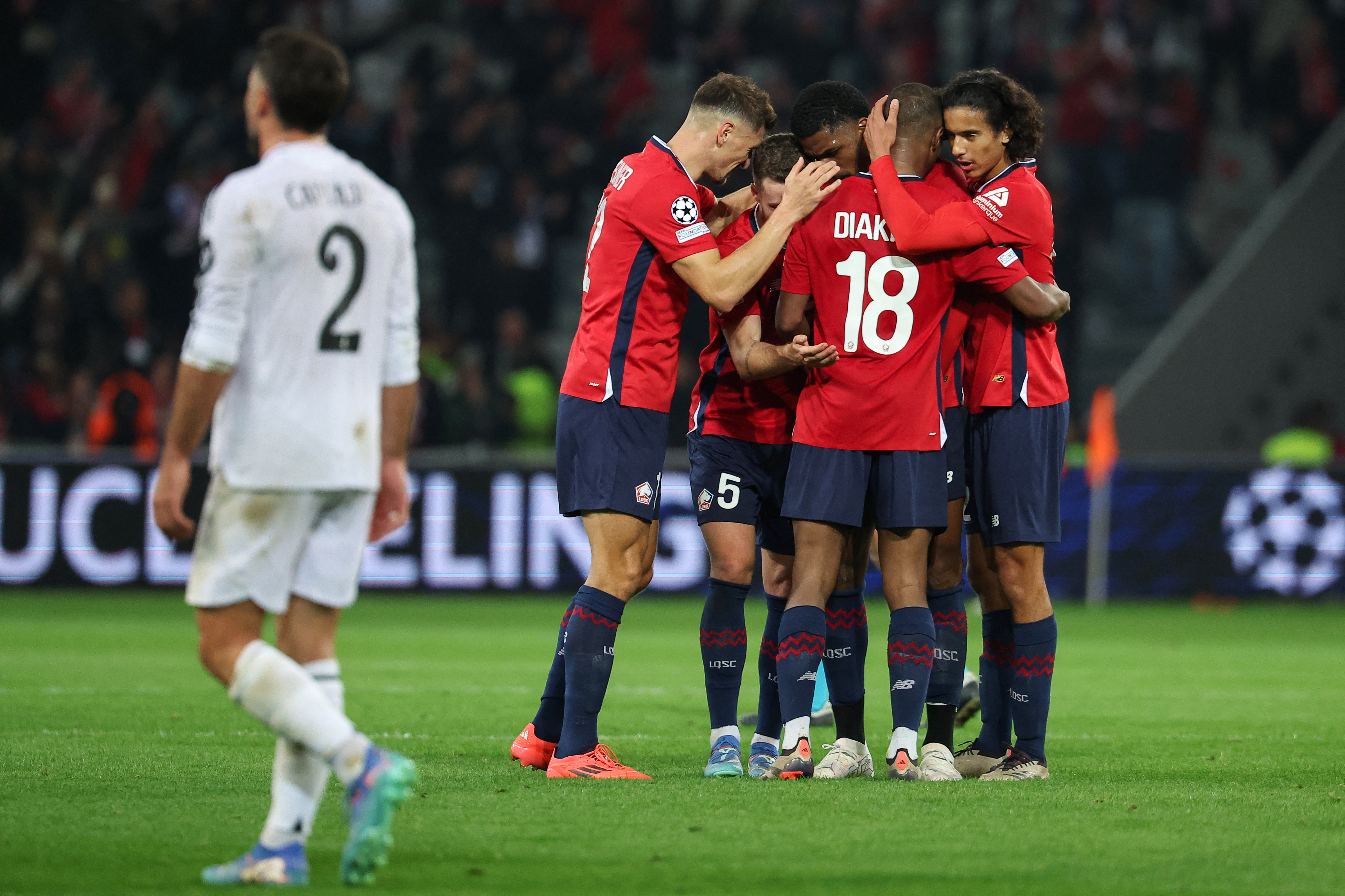 ¡Batacazo! Real Madrid cayó ante Lille en la Champions League: video