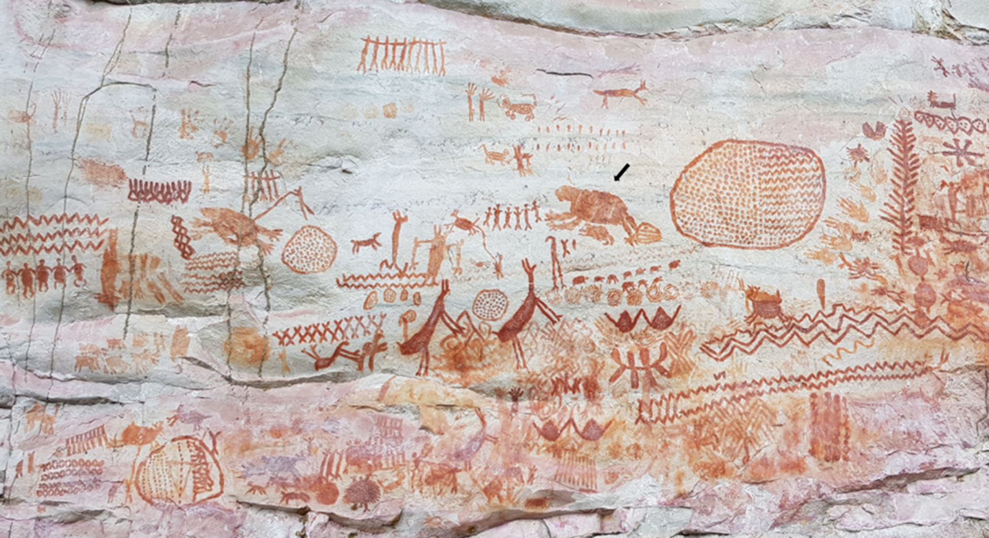 ¿Las pinturas de La Lindosa retratan a extintos mamíferos?