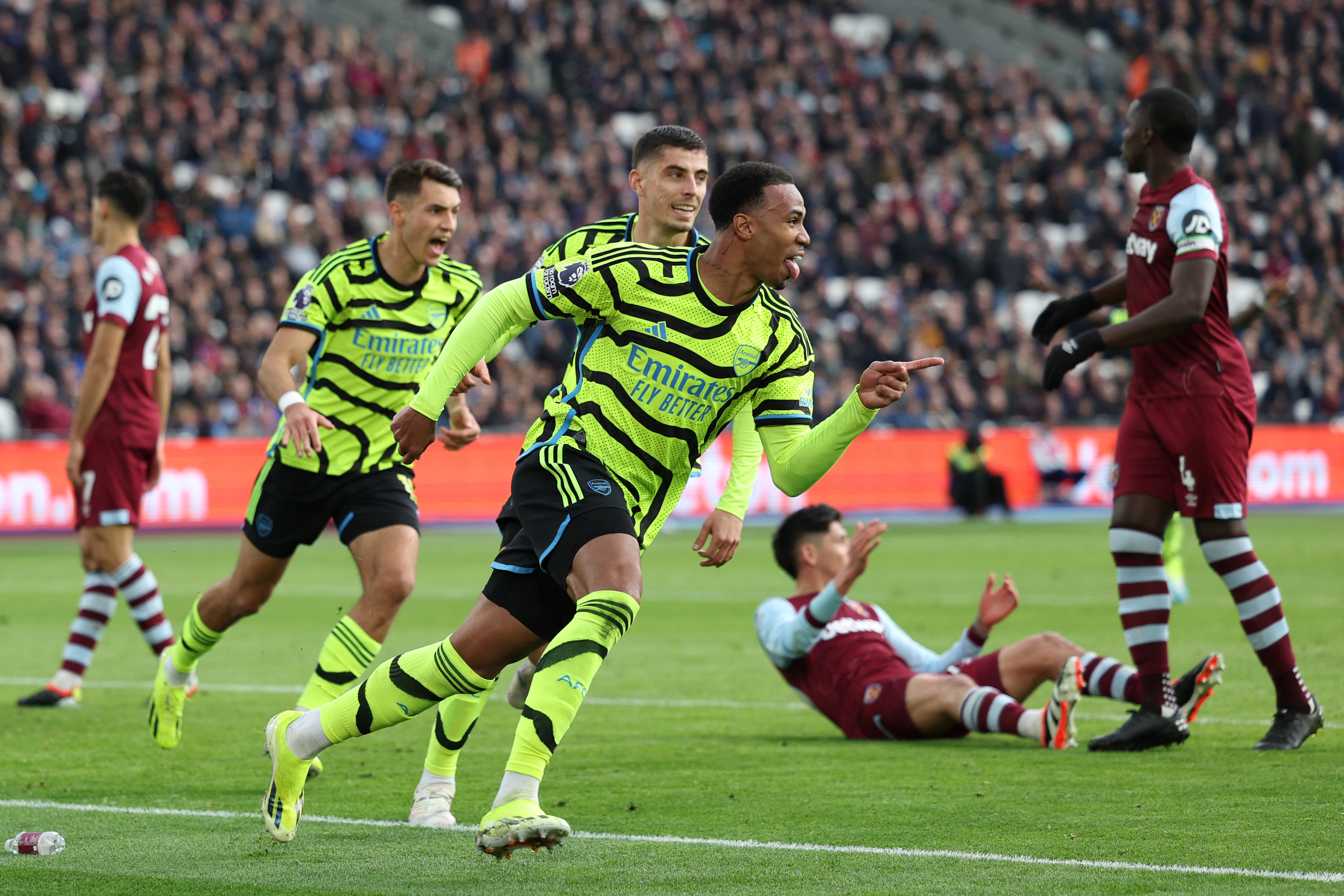 Monumental goleada en la Premier League: Arsenal aplastó 6-0 al West Ham