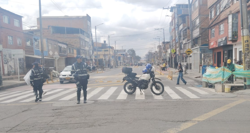 Movilidad hoy: plantón en carrera 79, en Kennedy, completa más de cinco horas
