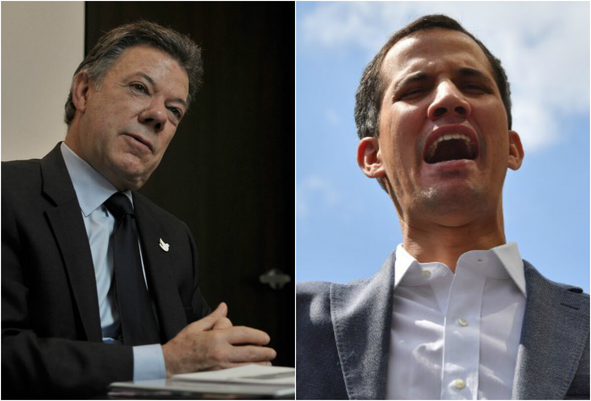 ¿Qué piensa Juan Manuel Santos de Juan Guaidó?