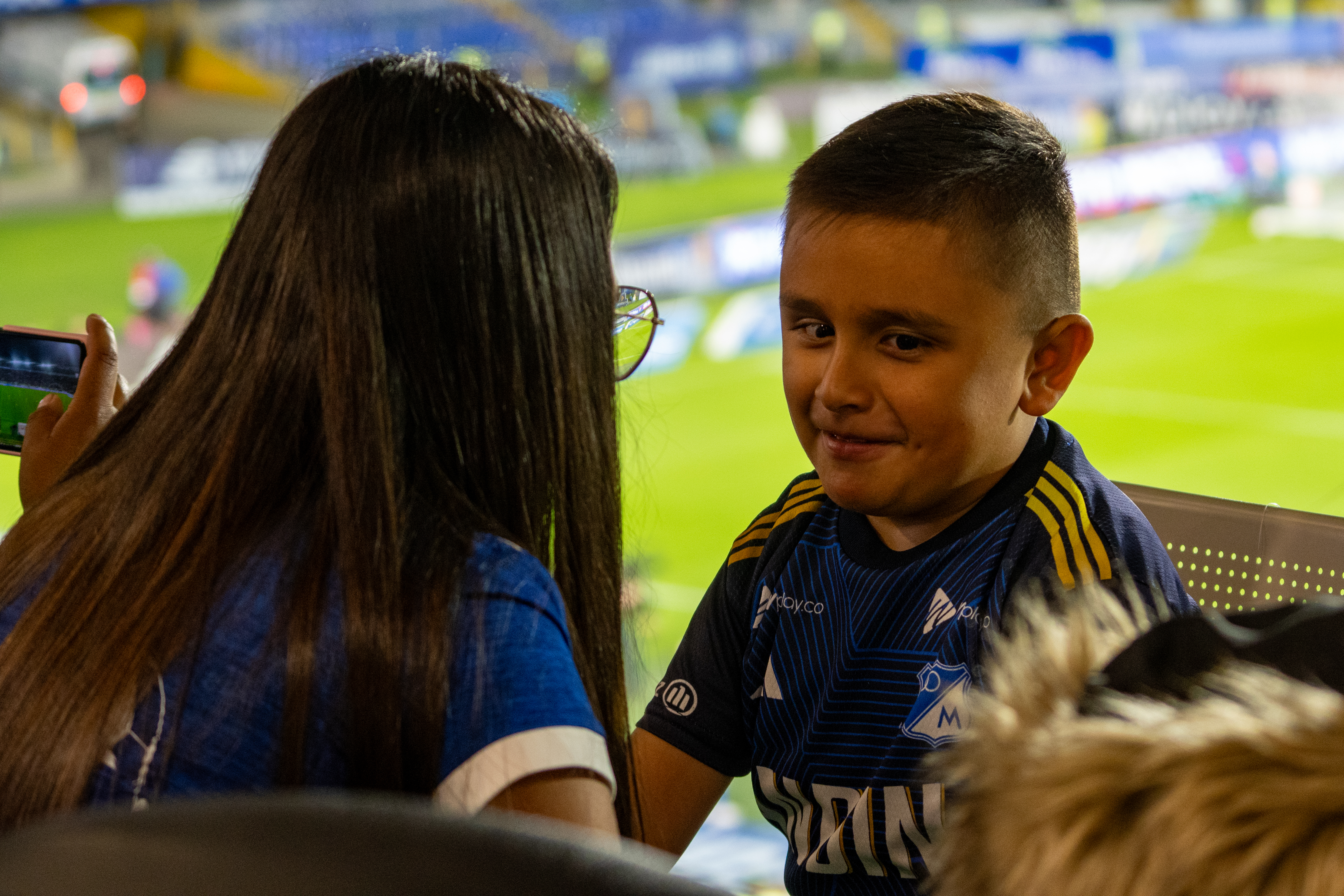 El sueño cumplido para 11 niños y niñas invidentes que pudieron sentir el fútbol