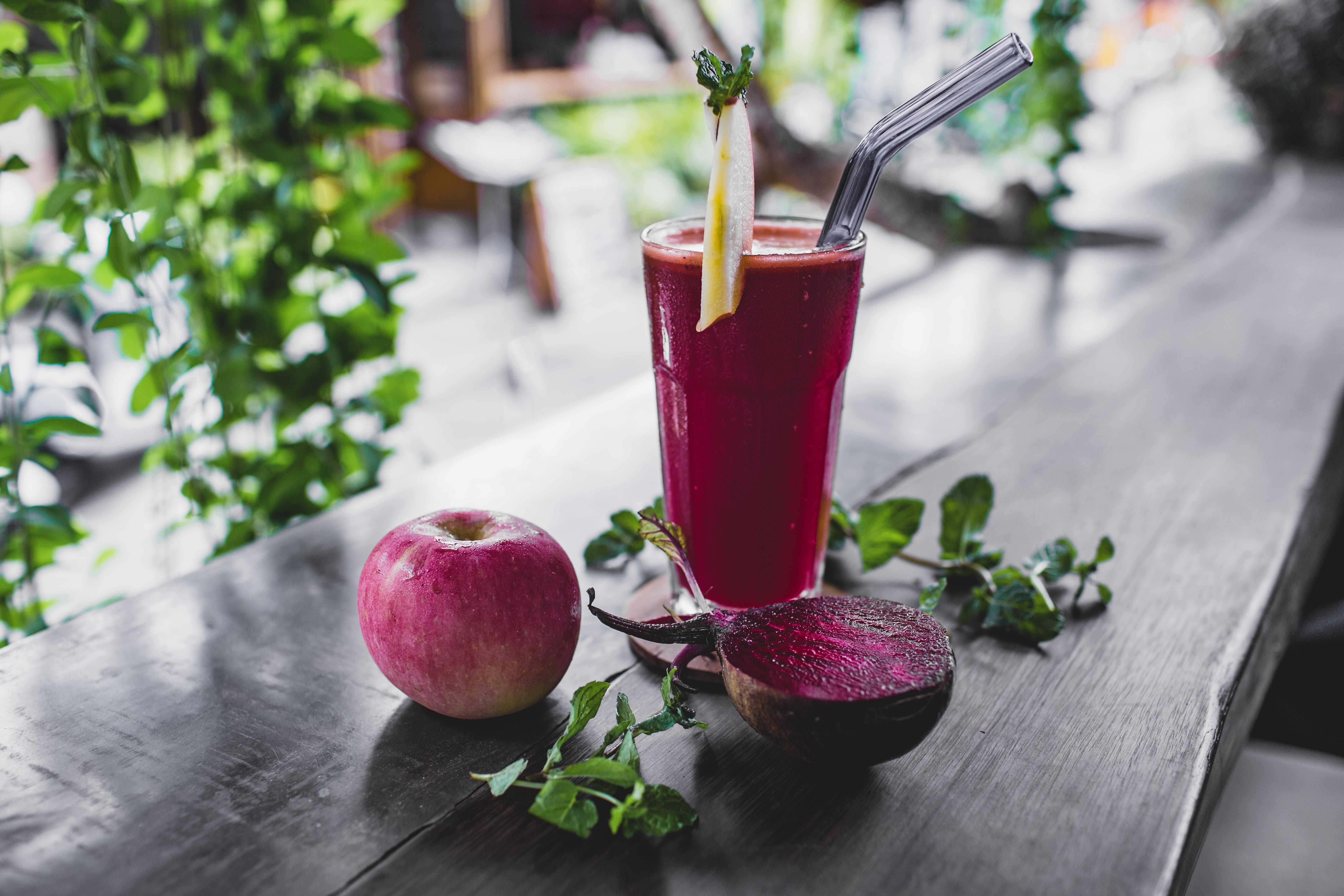 Jugo natural casero para subir la hemoglobina