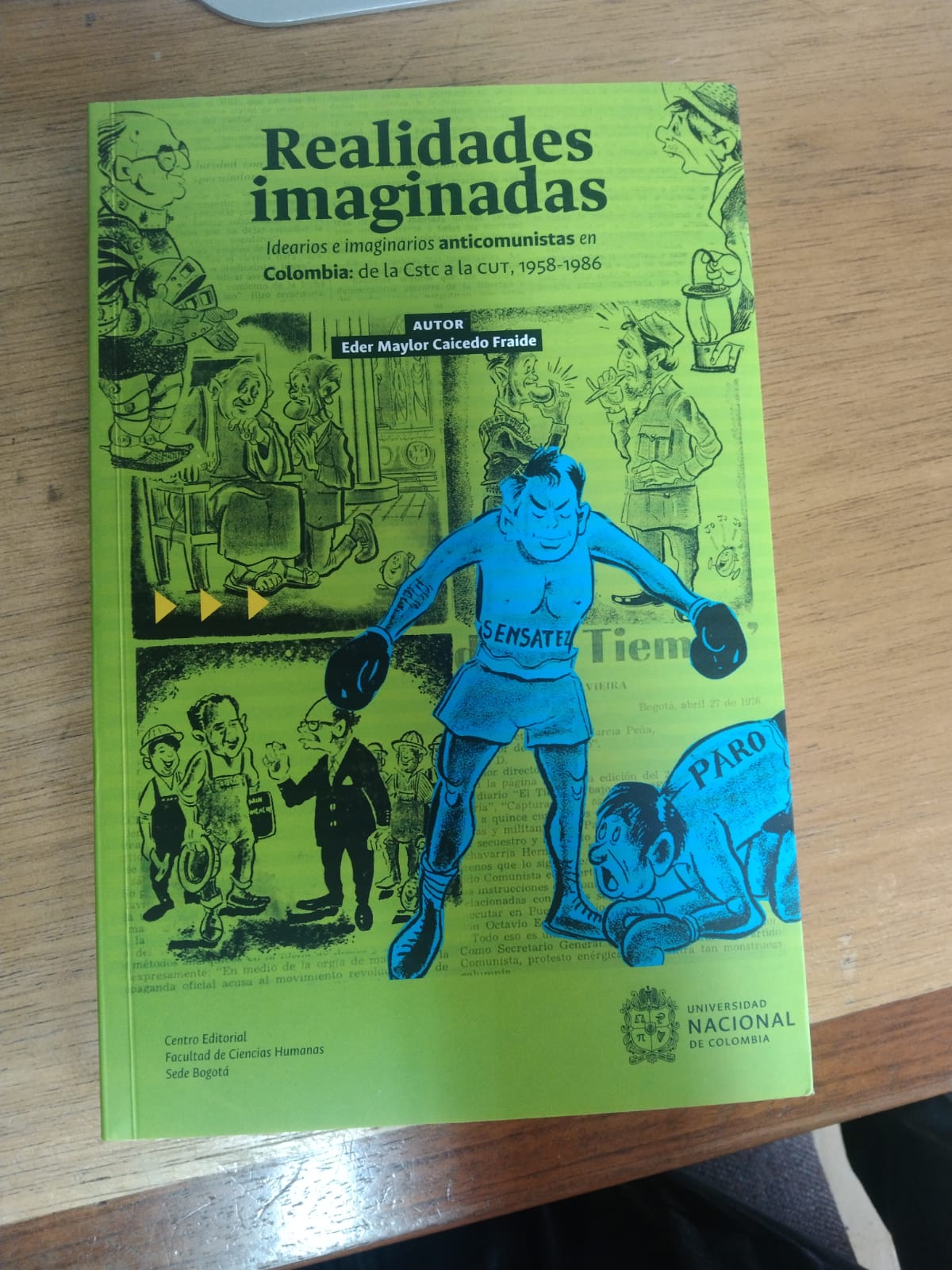 Eder Maylor Caicedo es el autor de "Realidades imaginadas".