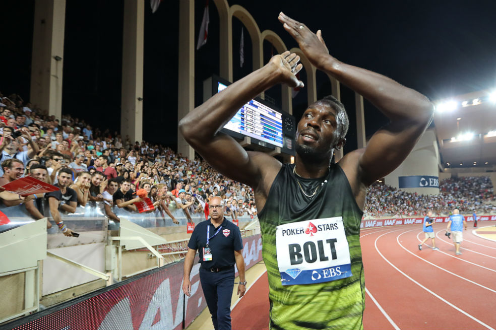Usain Bolt ganó los 100 metros en Mónaco
