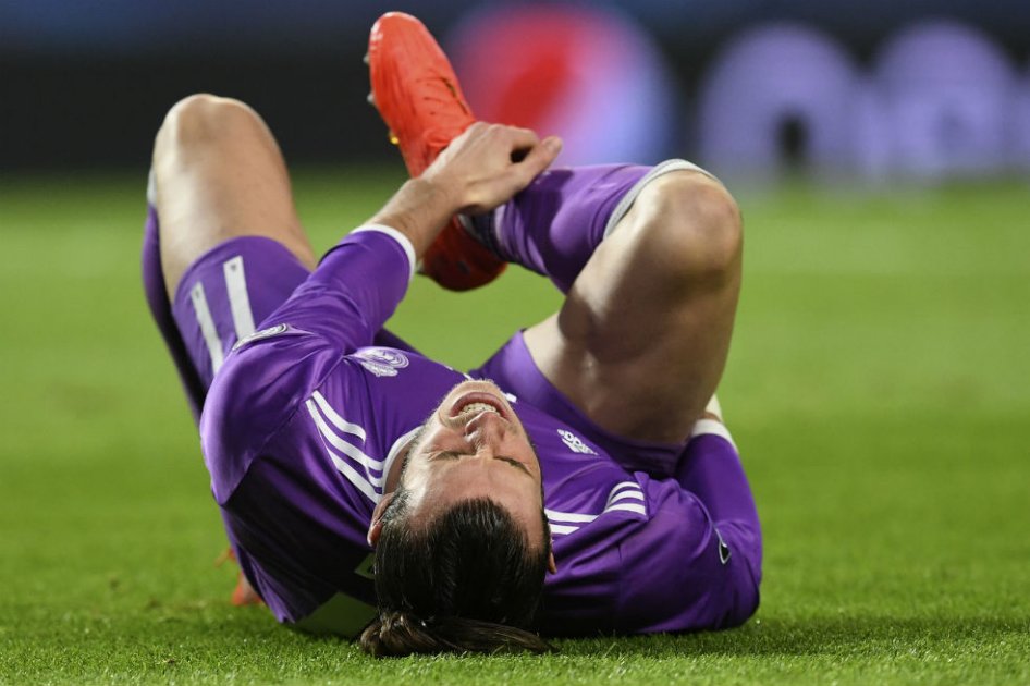 Gareth Bale se lesionó en el encuentro entre Real Madrid y Sporting de Lisboa. Foto: AFP