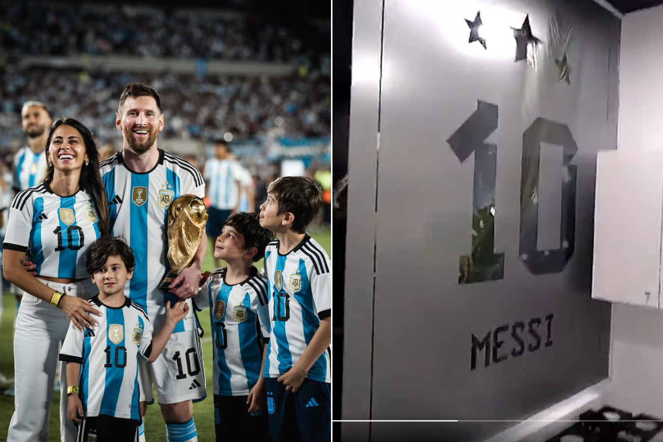 River Plate le asignó un exclusivo palco a Messi y su familia de por vida (Video)