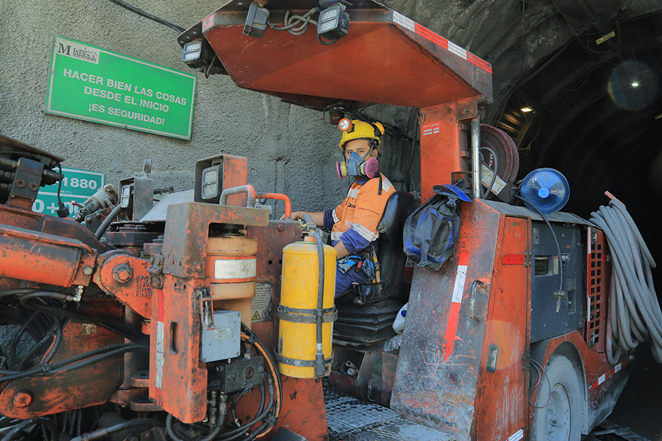 La producción de minería de cobre en América Latina ha estado concentrada en Chile, Perú y México, principalmente.