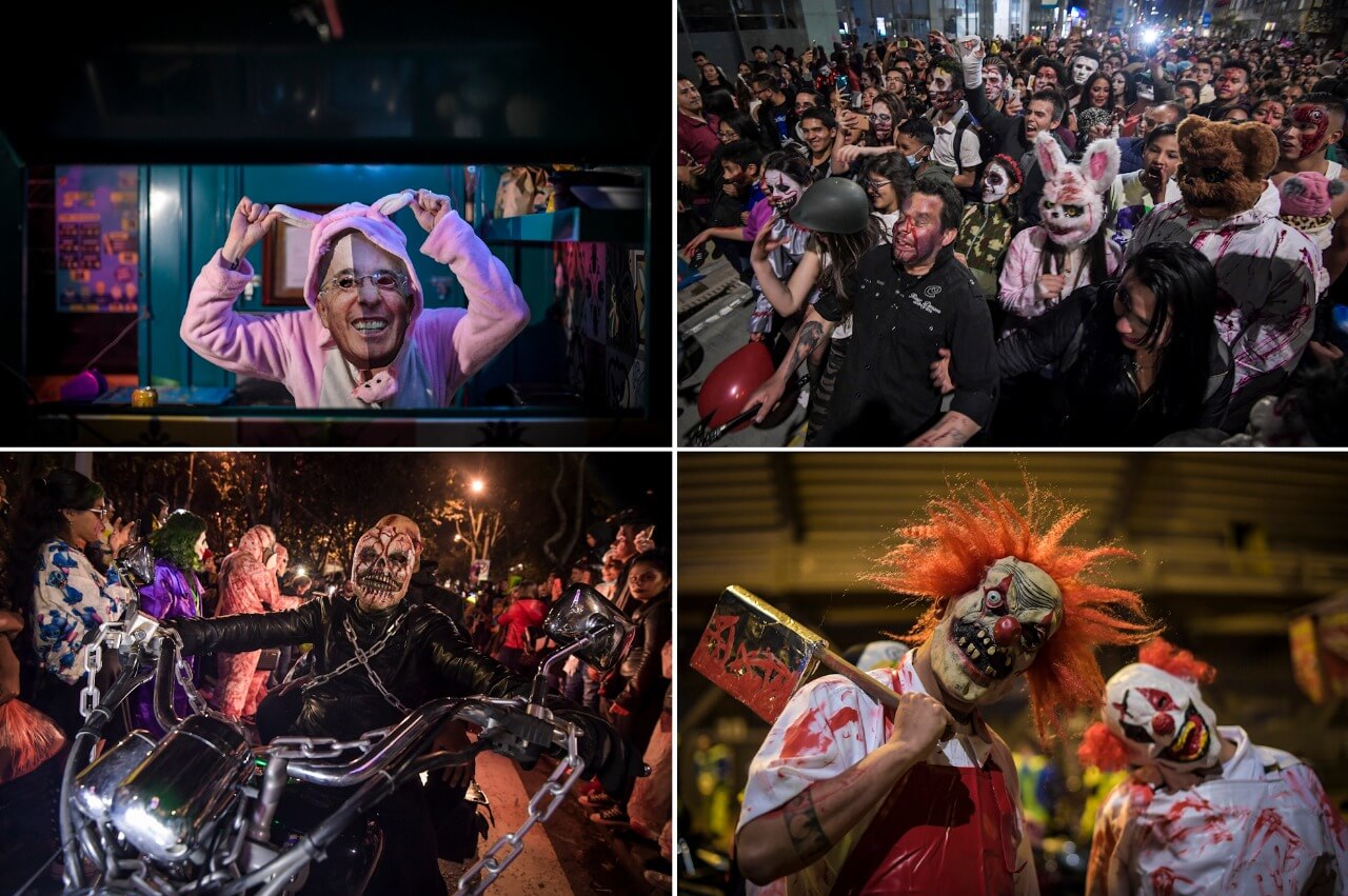 En imágenes: la capital se dejó contagiar de Halloween