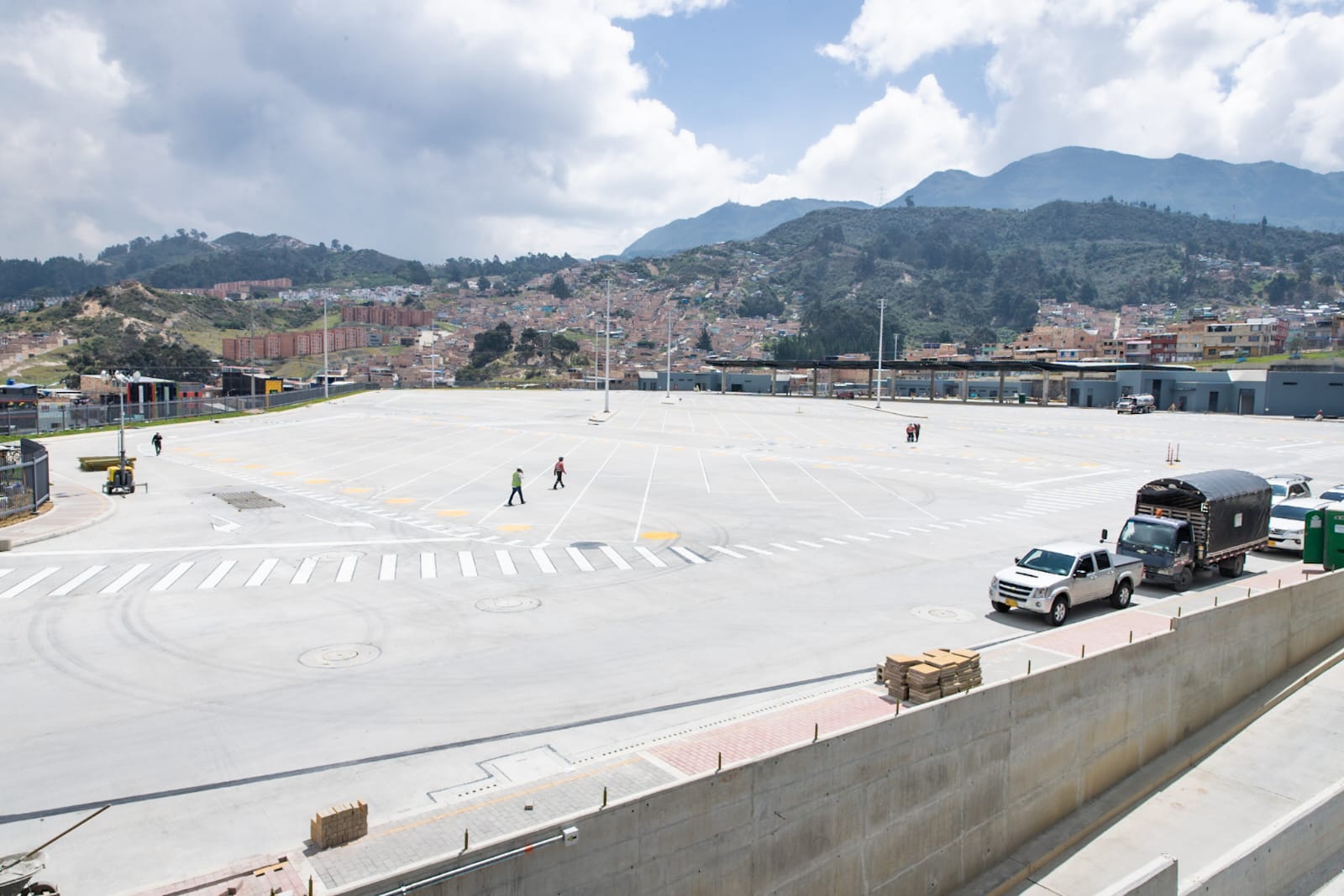 Así avanza el patio taller en Usme que albergará más de 100 buses de Transmilenio