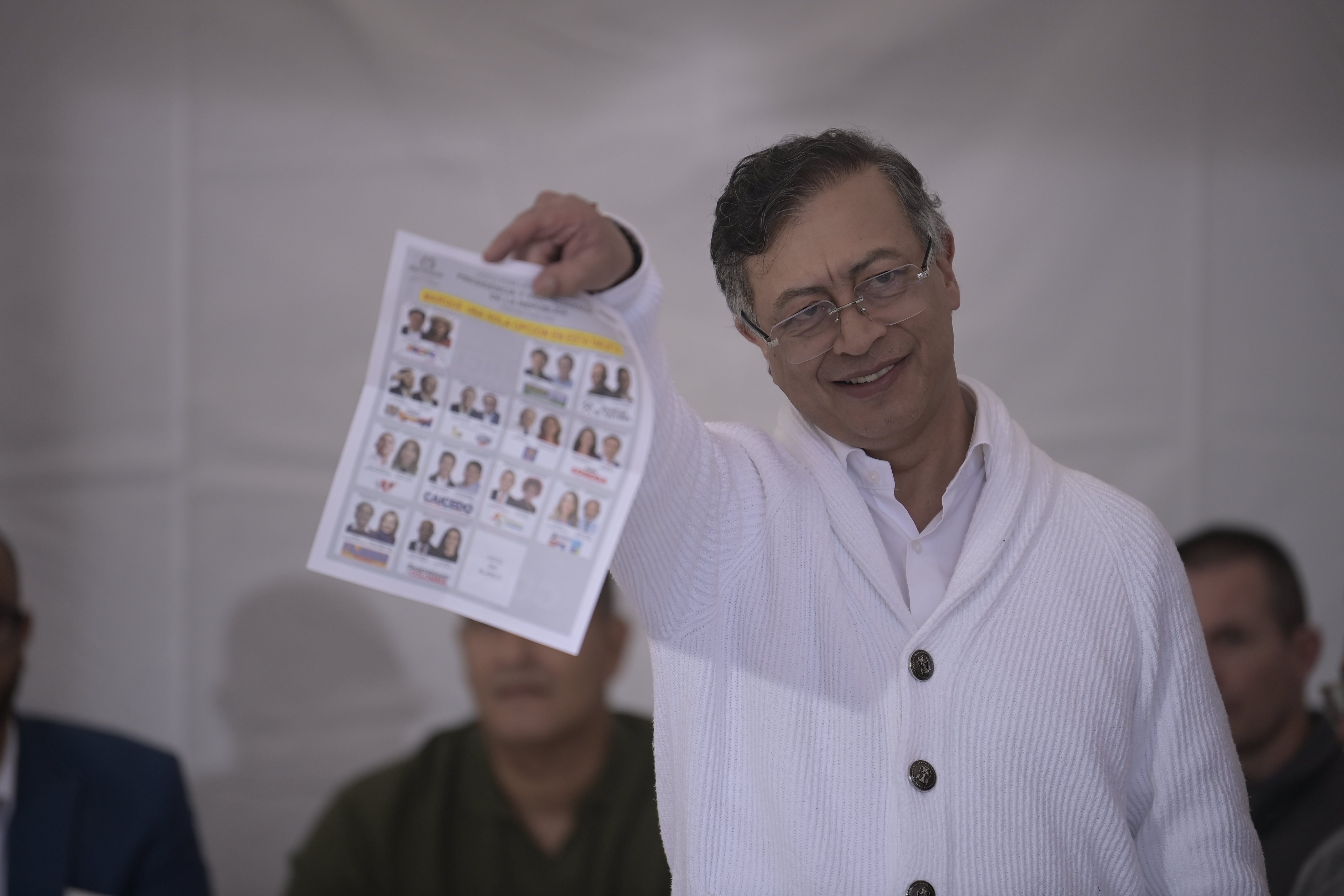 Presidente de Colombia, ejerce su derecho al voto en las elecciones presidenciales del 31 de Mayo 2026.