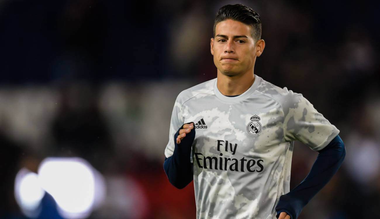 ¡Otra vez! James Rodríguez hizo entrenamiento diferenciado con el Madrid