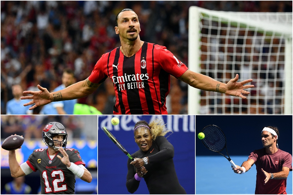 Cuarentañeros y grandes estrellas del deporte