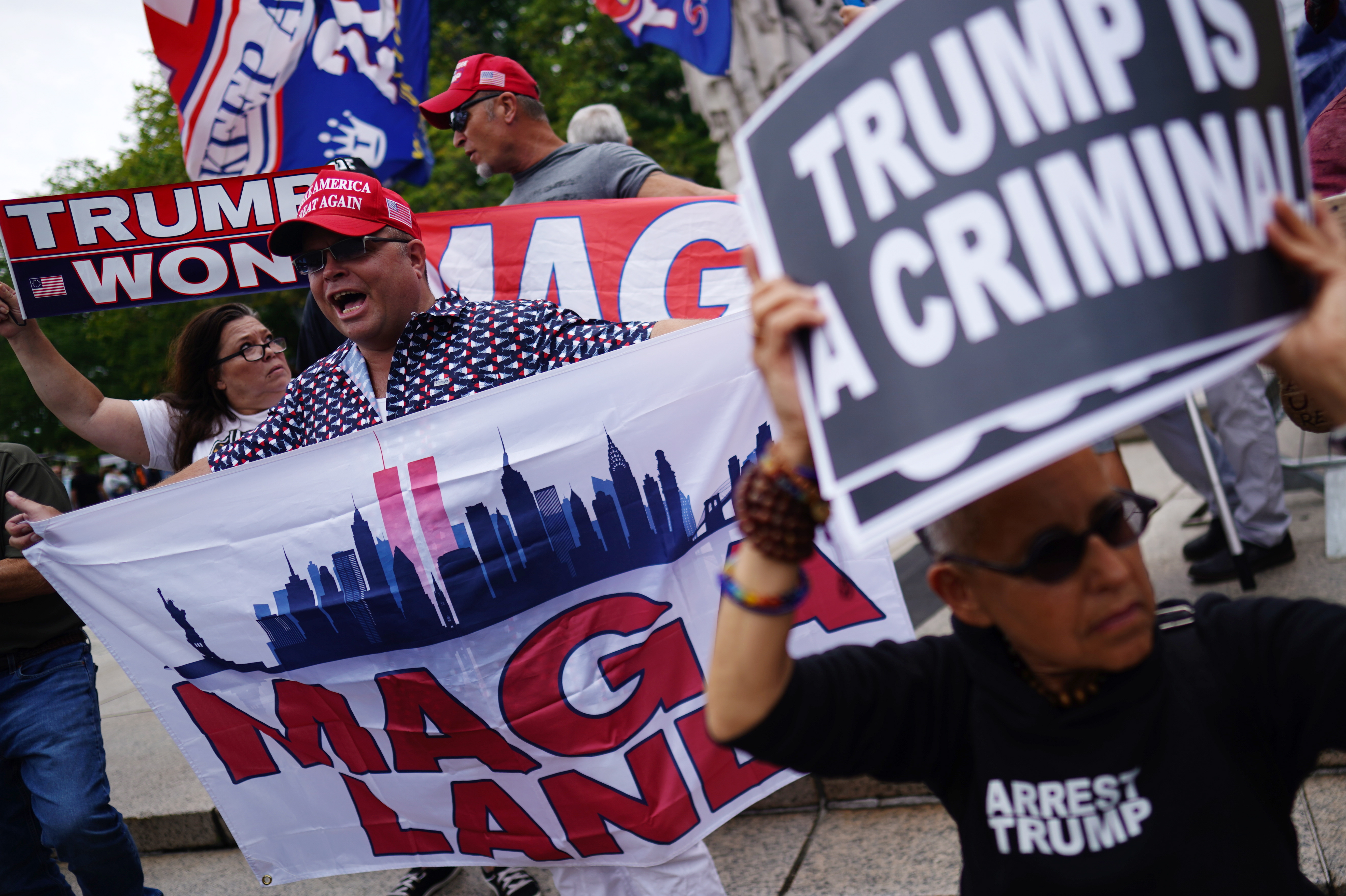 Donald Trump se declaró no culpable en el tercer proceso penal en su contra