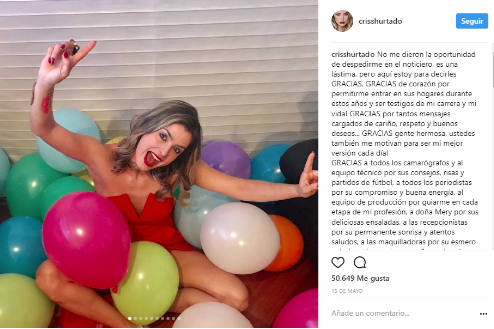 ¿Qué viene para Cristina Hurtado luego de su salida de RCN?