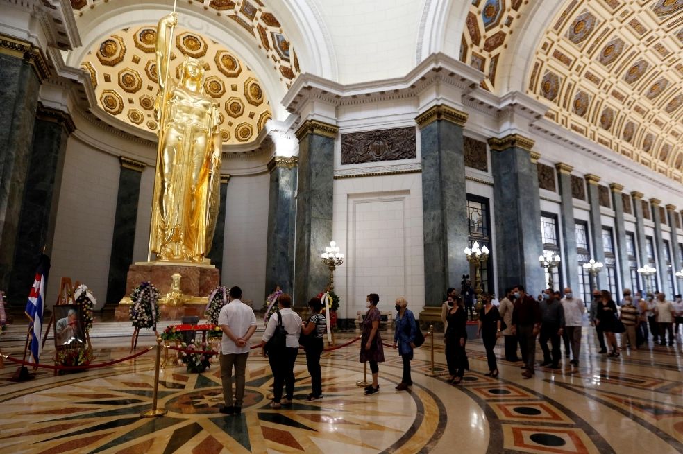 Cuba despide al historiador Eusebio Leal en el Capitolio