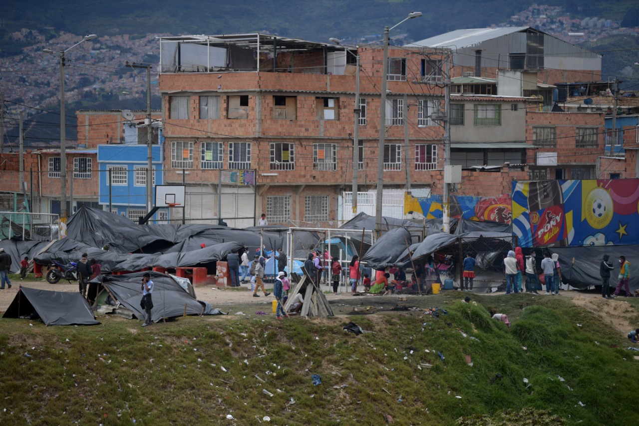 Comunidad Embera convoca a  reunión para discutir ayudas a sus familias asentadas en el parque Tercer Milenio de Bogotá