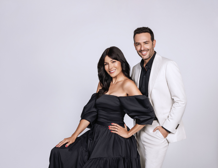kathy Sáenz y Sebastián Martínez