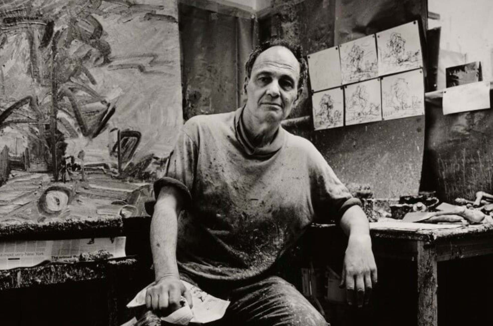 Falleció Frank Auerbach, el pintor que huyó de los nazis