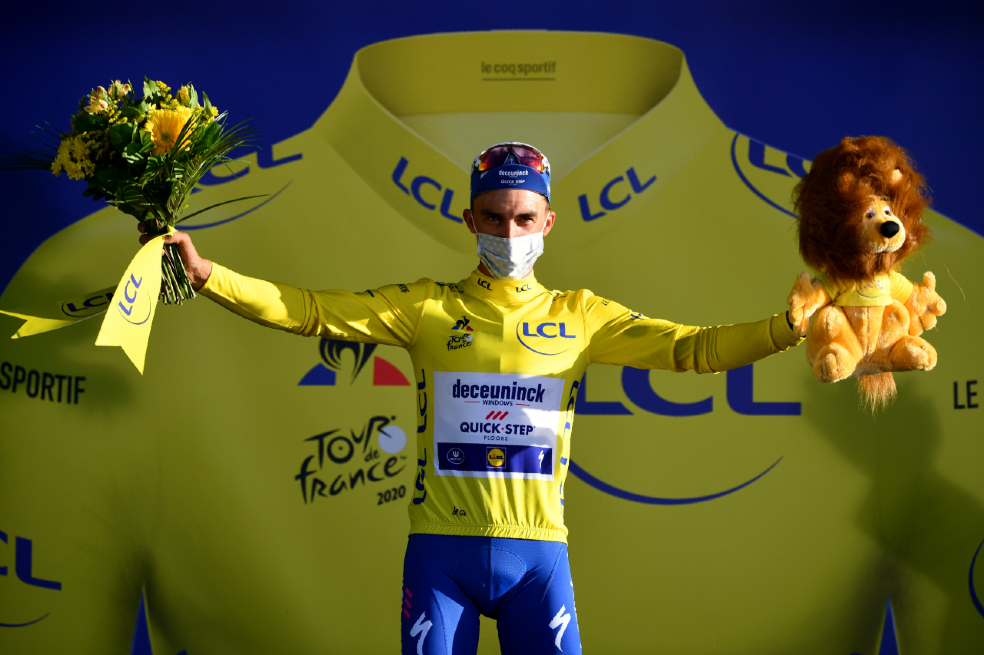 Julian Alaphillipe ganó la segunda etapa del Tour de Francia y es nuevo líder