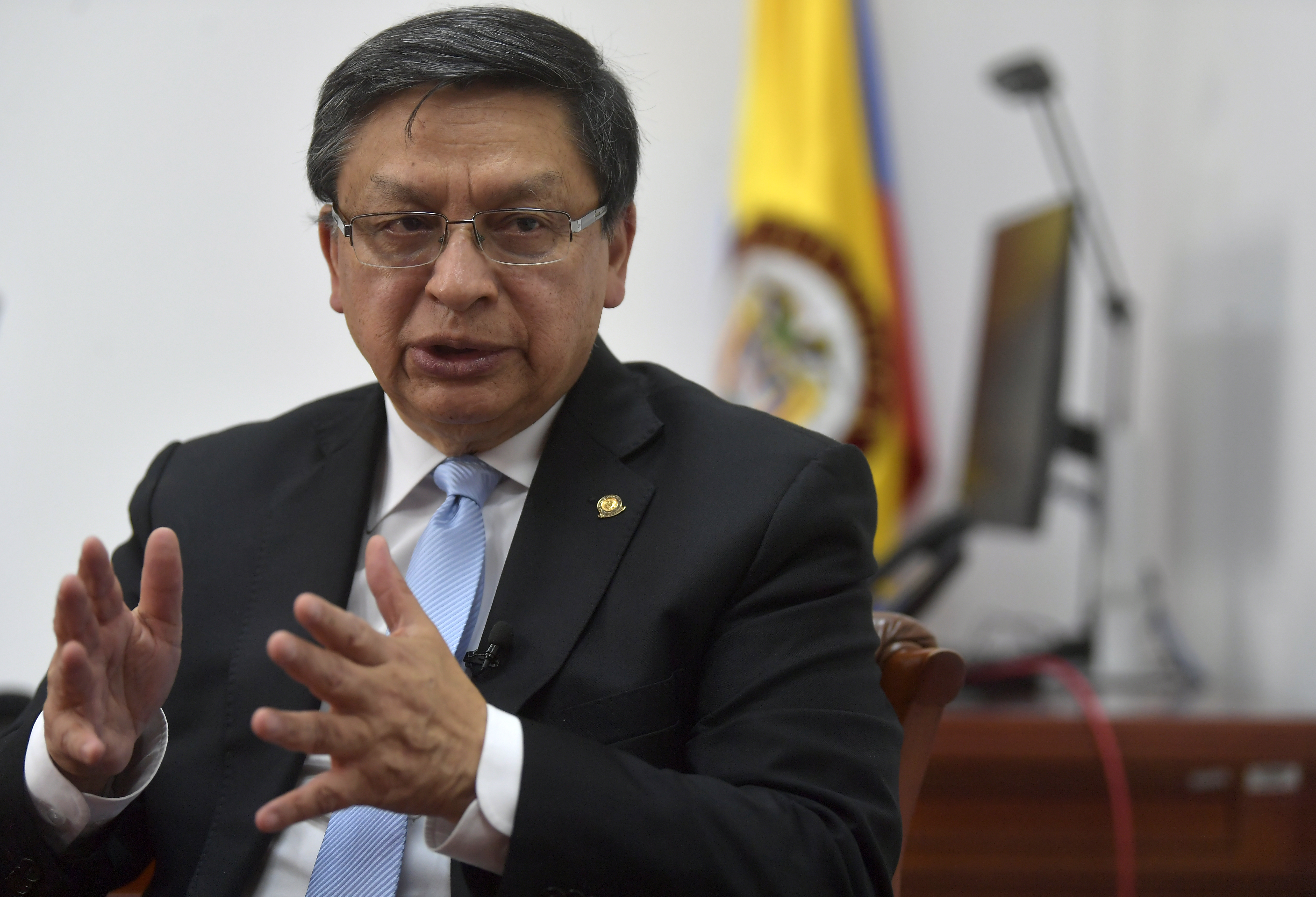 Nuevo presidente de la Corte Constitucional, en entrevista.