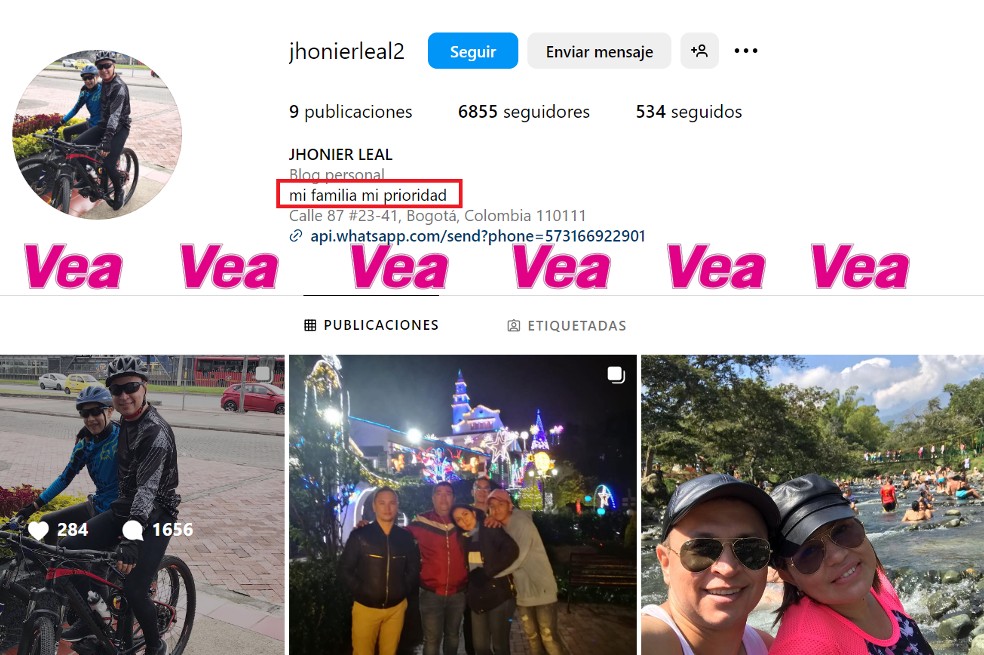 Usuarios en redes expresaron su rechazo por el mensaje que tiene Jhonier Leal en su cuenta de Instagram: “qué descaro”, dicen.