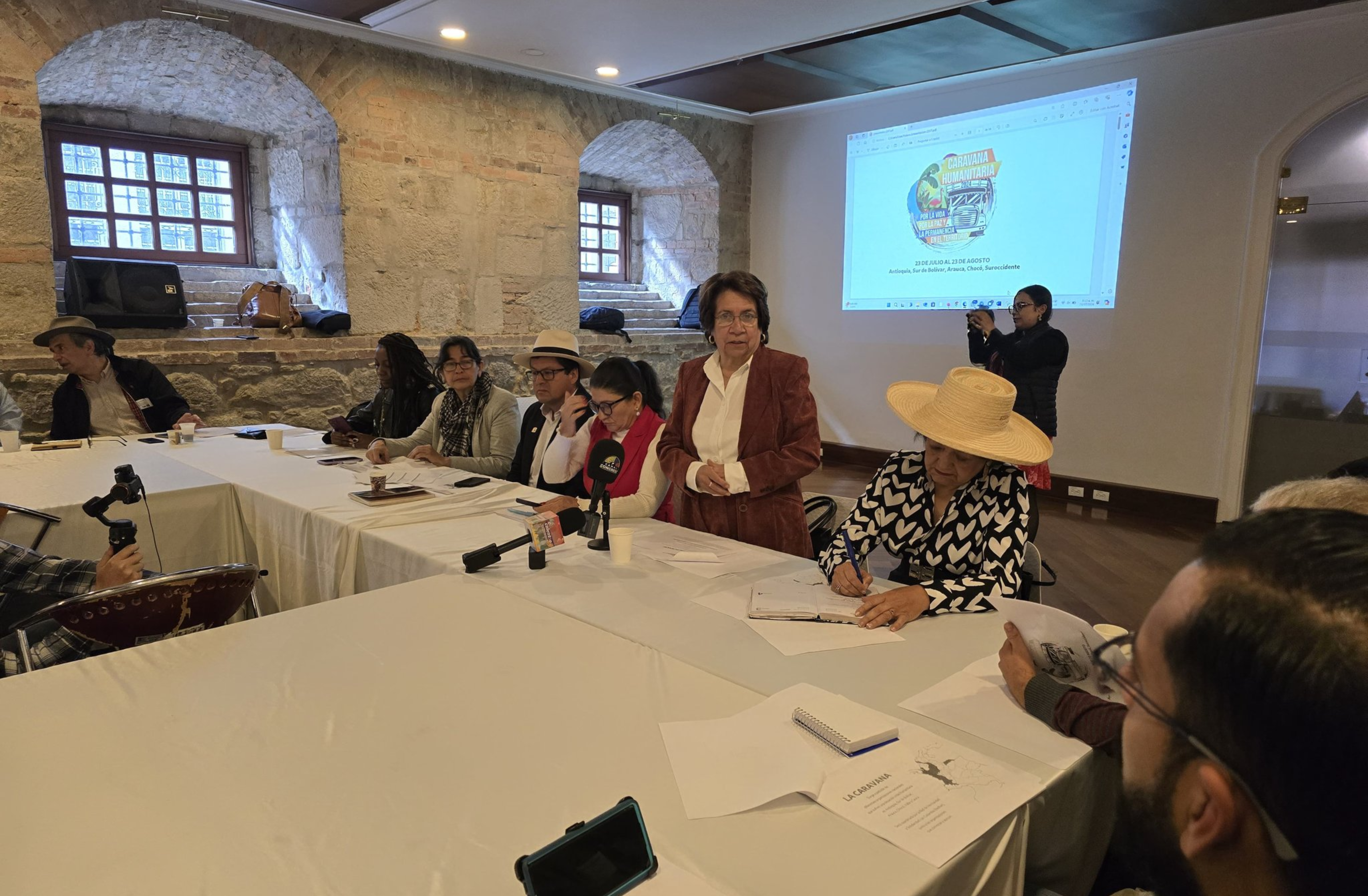 Arrancó caravana humanitaria en cinco departamentos azotados por la violencia