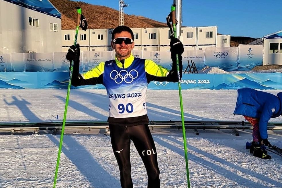 Colombia debutó en Beijing 2022: Así le fue a Carlos Quintana en el esquí de fondo