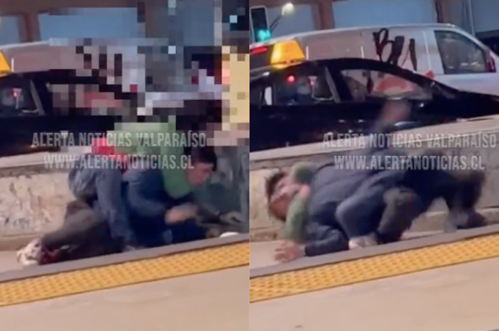 Experto en artes marciales le hizo una llave y golpeó a hombre que intentó robarlo