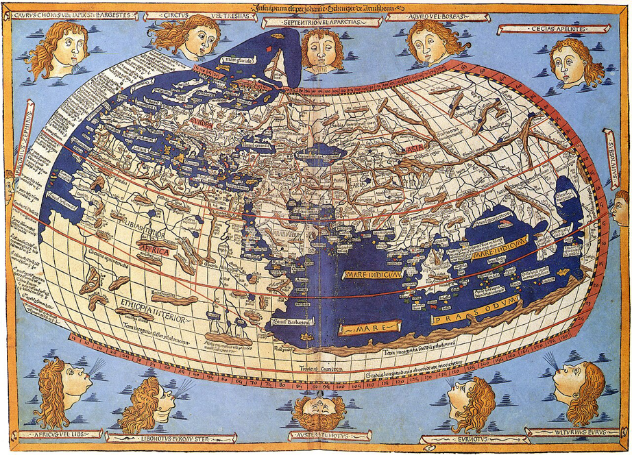 Claudio Ptolomeo y la pintura del mundo que perduró 1500 años