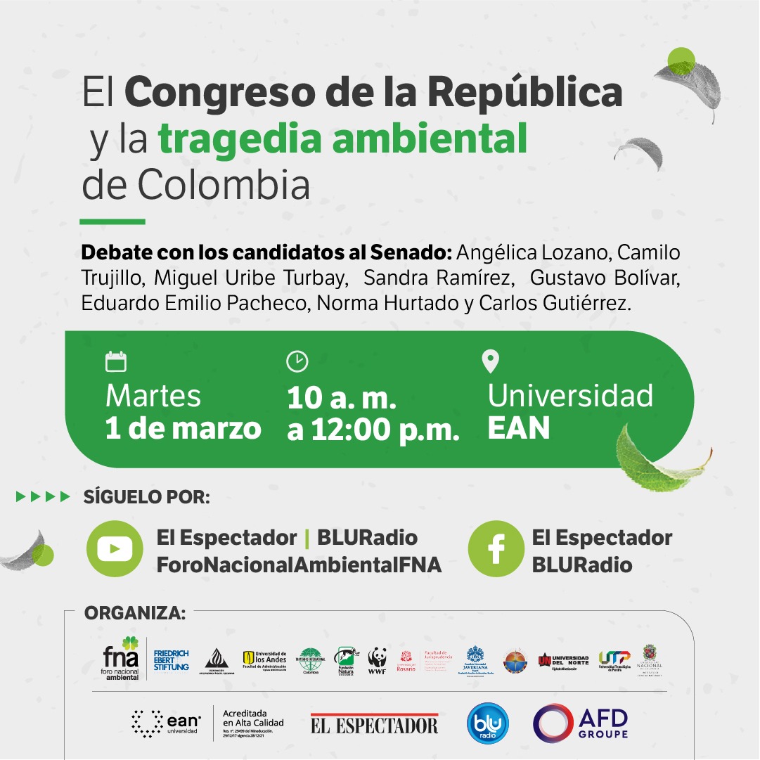 Debate ambiental candidatos al Senado