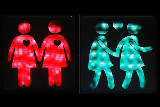 «Semáforos gay» para promover la tolerancia